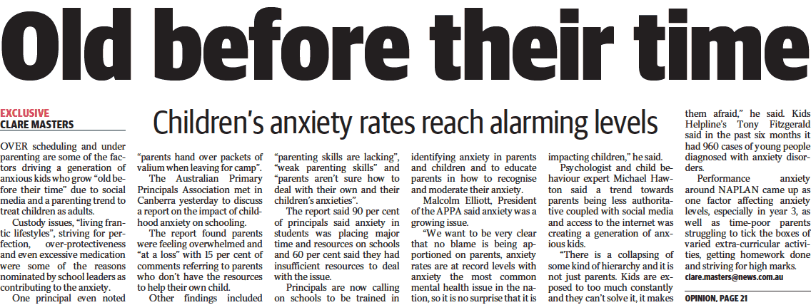 Old before their time