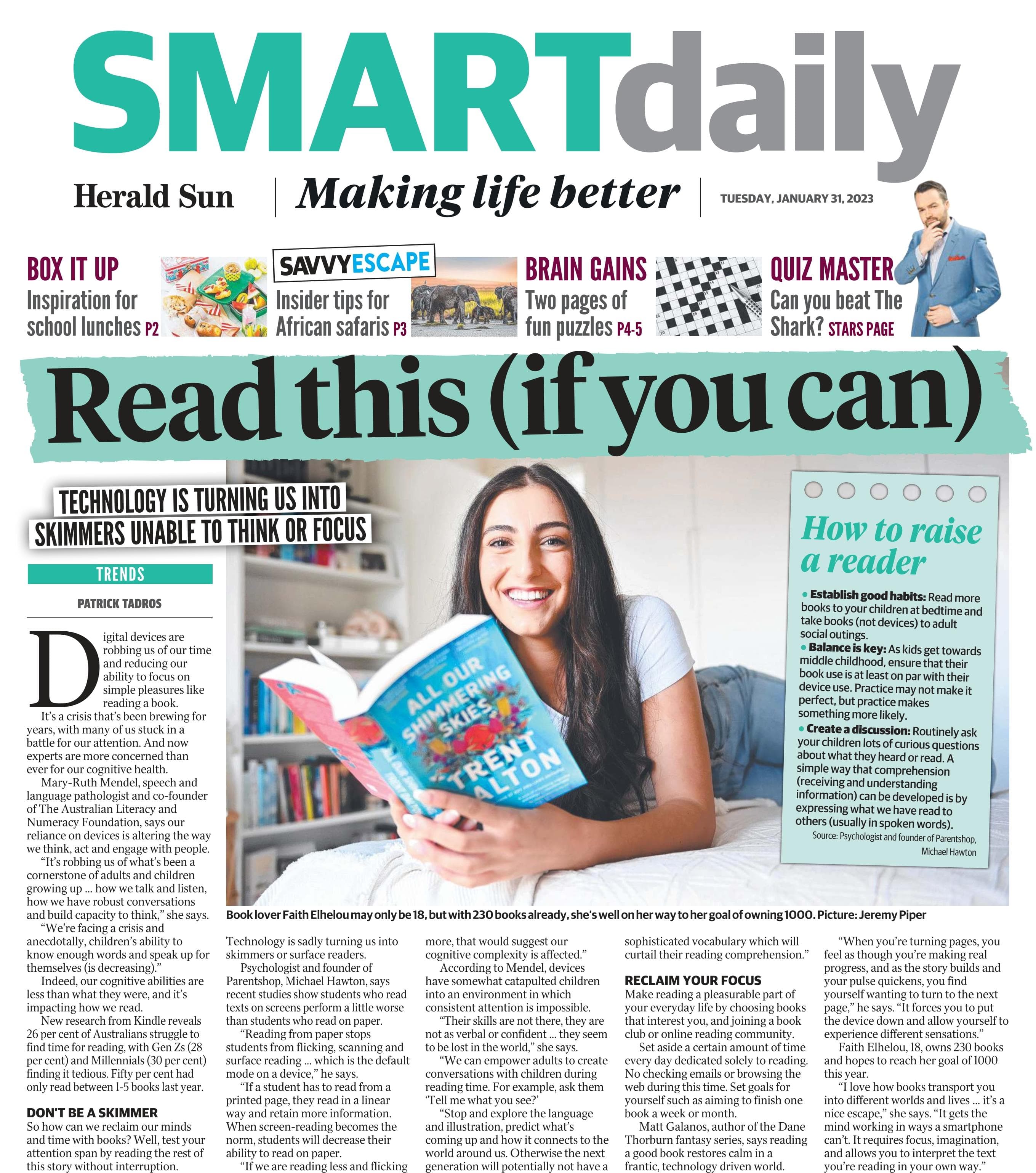 Smart Daily Skimming focus Author Michael Hawton