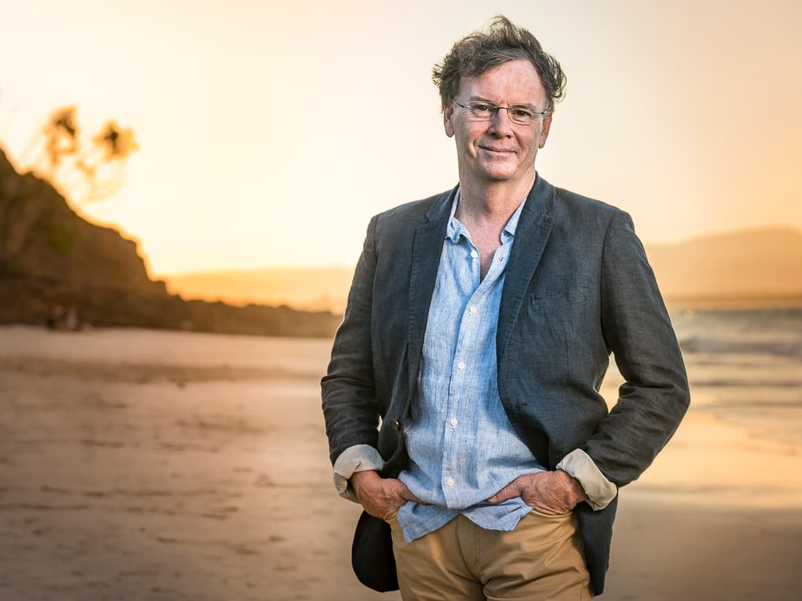 Portrait of Michael on beach