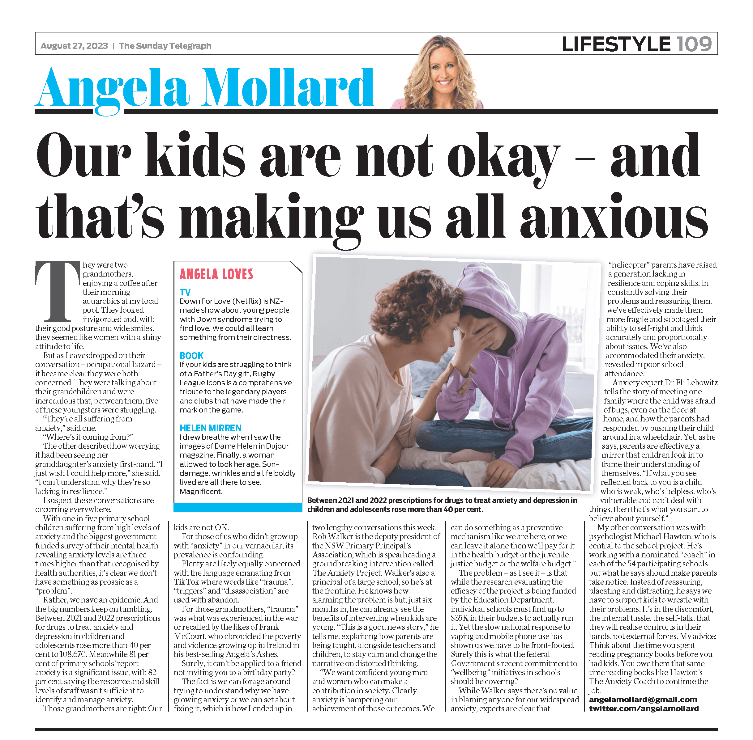 Our kids are not okay - and that's making us all anxious