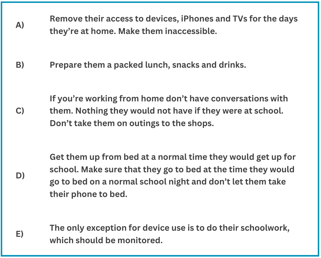 Step 1 Get yourself in the right headspace. As I have already alluded to, you’ll need to remember to not get “tripped-up” by your child’s anxiousness to return to school. It’s so easy for parents (7)